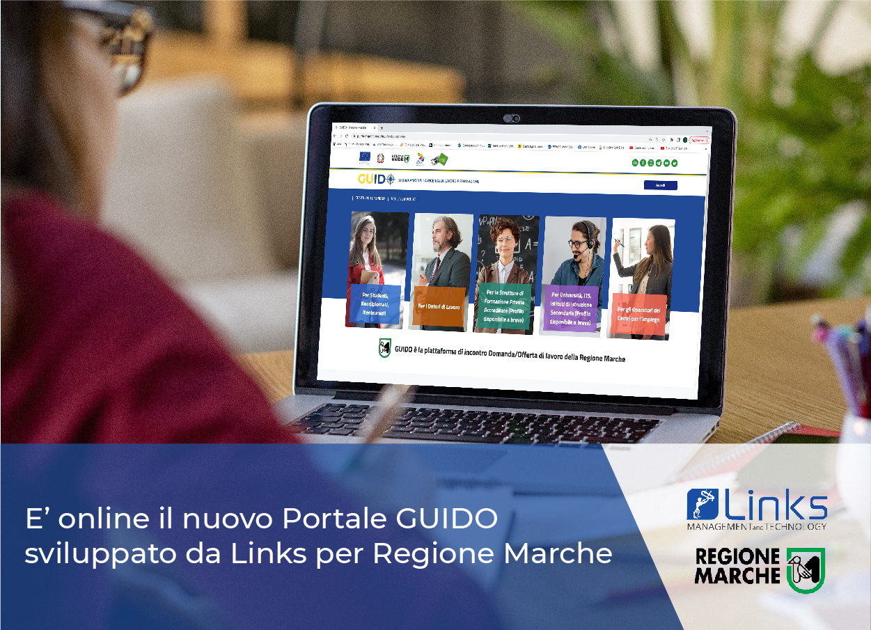 E’ online GUIDO, il nuovo portale sviluppato da Links per Regione Marche